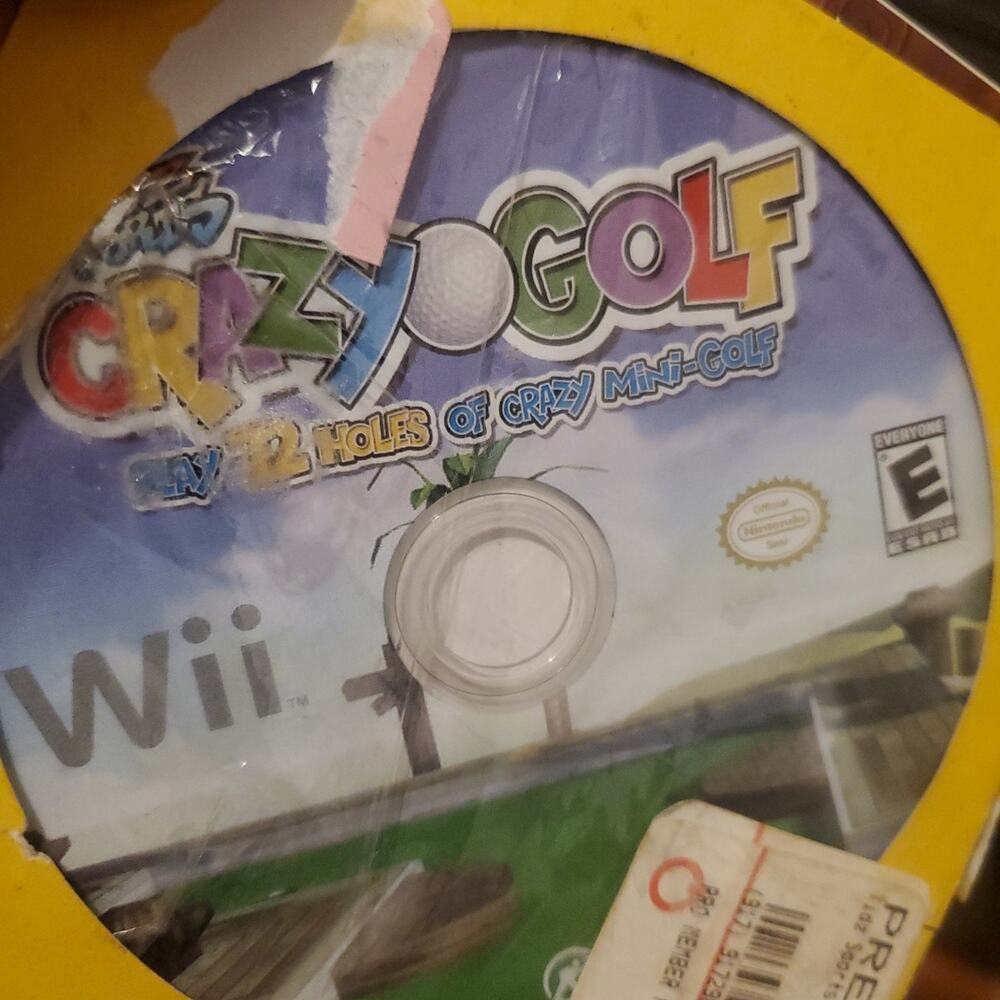 Crazy golf WII